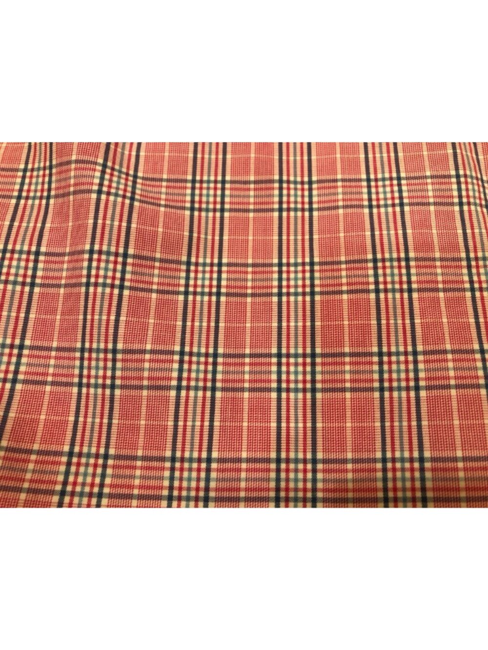 Peter Millar Men's Size L 100% Cotton Pink Plaid Long Sleeve Button-Down Shirt - Picture 9 of 9